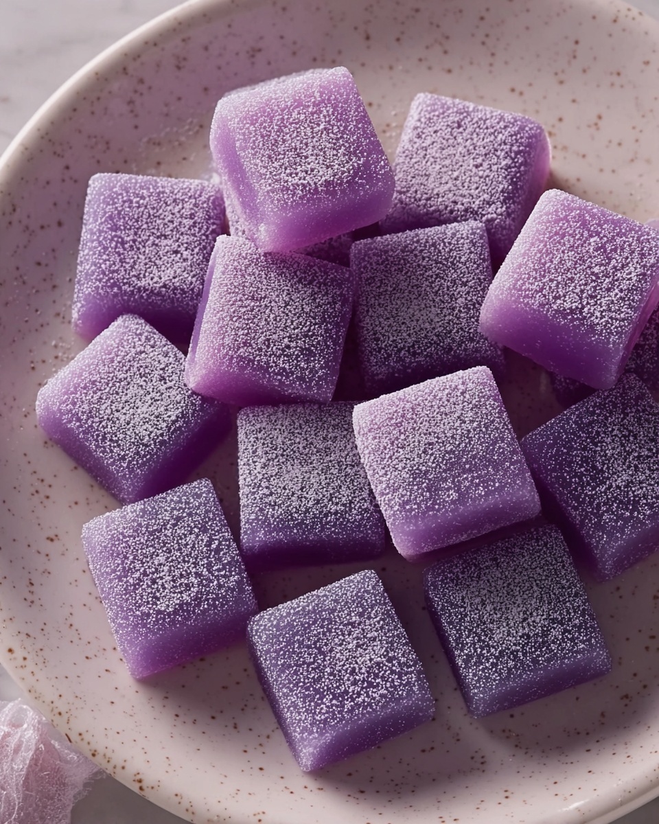 Velvety Ube Mochi: Your New Favorite Gluten-Free Treat Recipe - Recipe Image