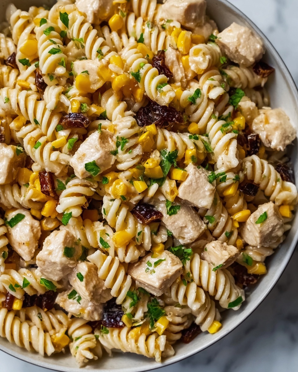 High Protein BBQ Chicken Pasta Salad for Busy Weekdays Recipe - Recipe Image