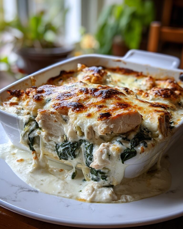 Creamy Chicken and Spinach Casserole Recipe