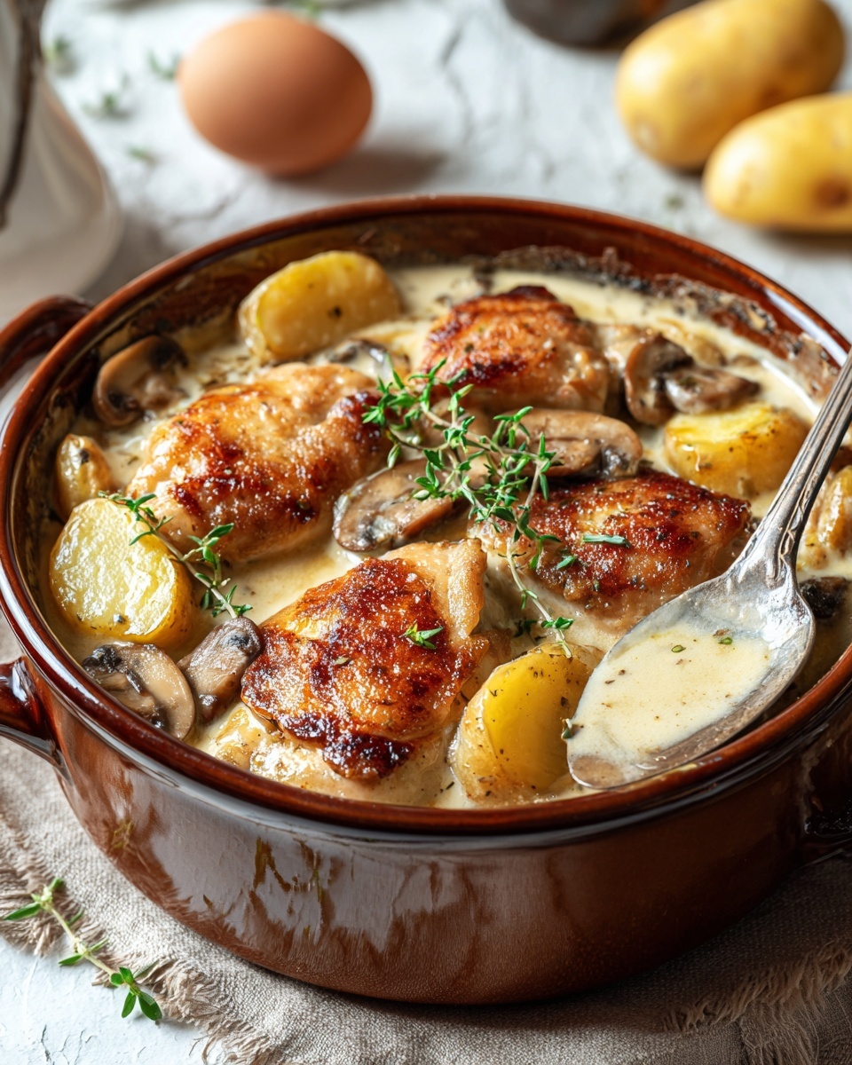 French Chicken Casserole Recipe - Recipe Image