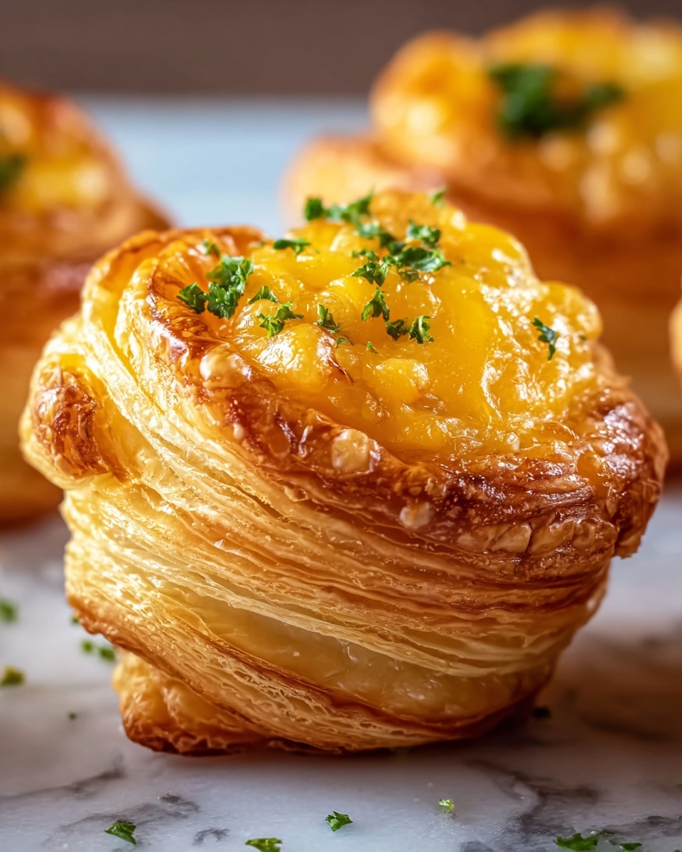 Cheesy Garlic Cruffins Recipe - Recipe Image