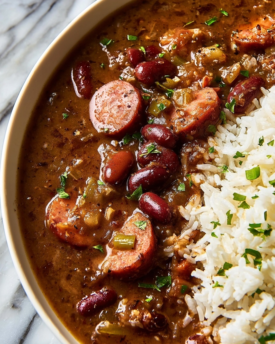 Authentic Cajun Red Beans and Rice Recipe - Recipe Image