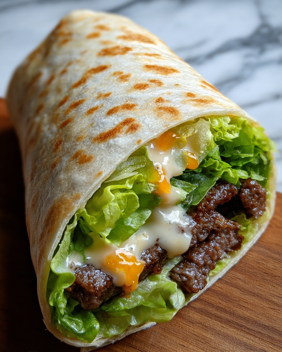 Big Mac Wraps Recipe - Recipe Image