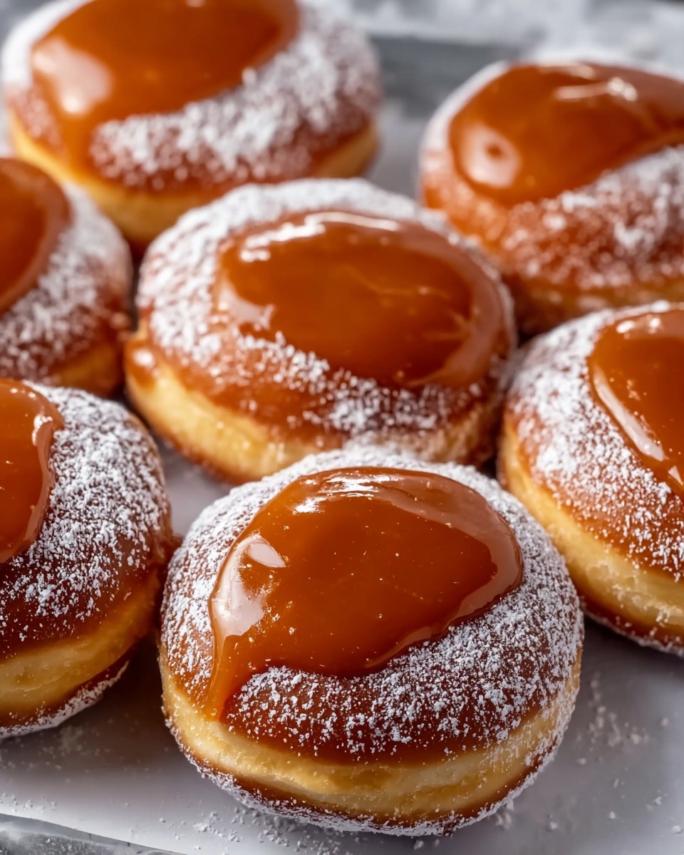 Delicious Gluten-Free & Vegan Caramel Doughnuts Recipe - Recipe Image