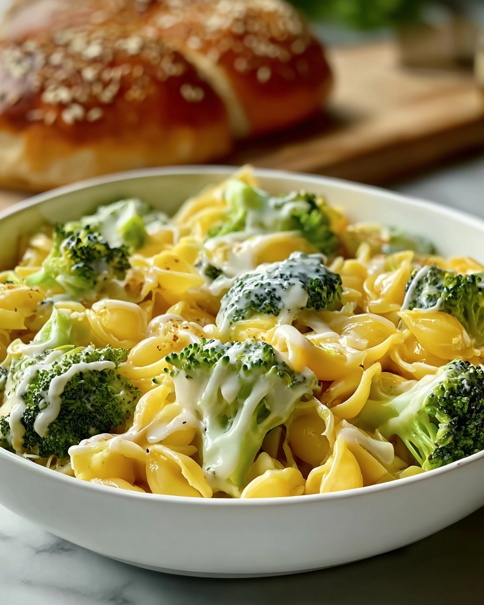 One-Pot Broccoli Cheese Orzo Recipe - Recipe Image