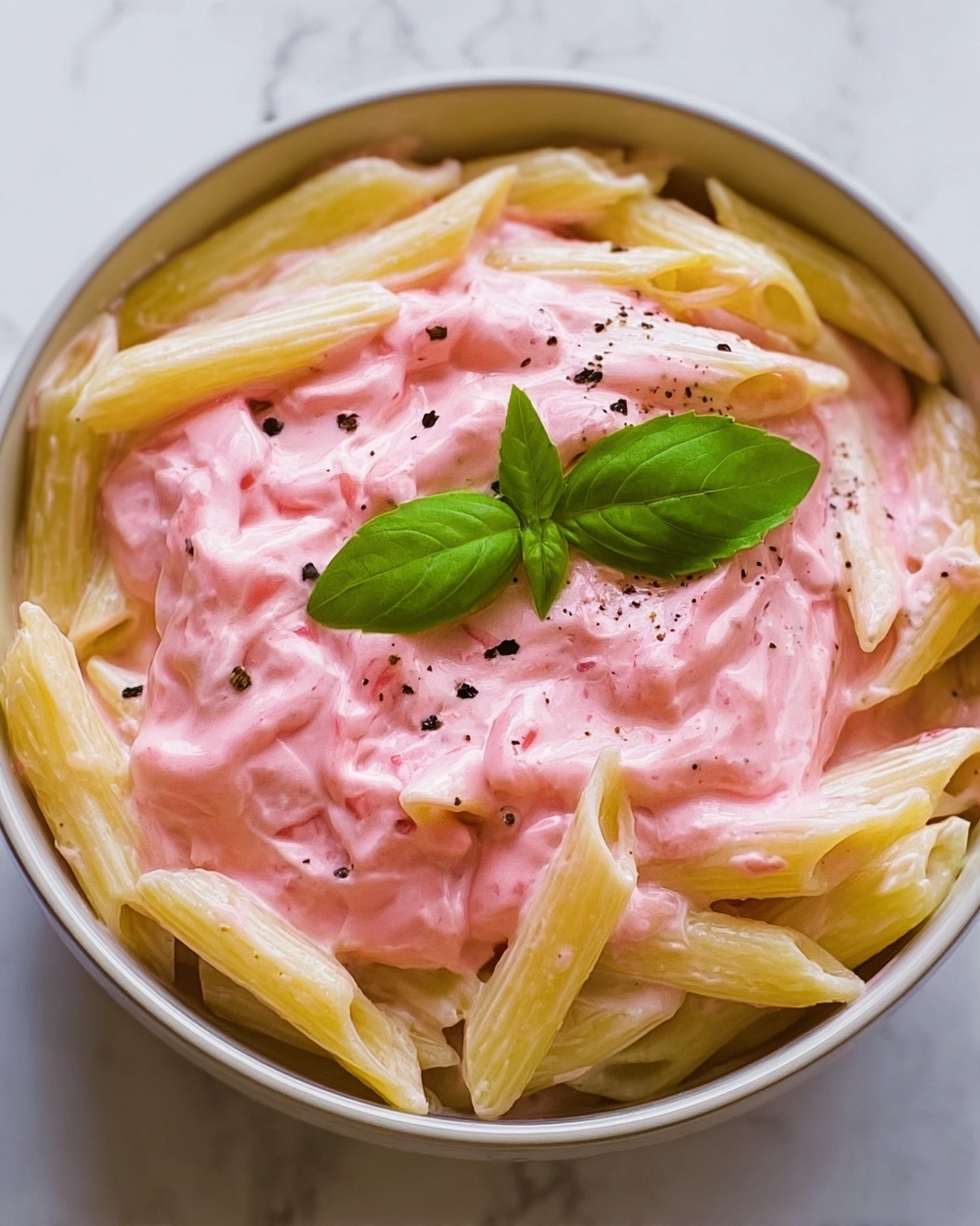 Pink Sauce Pasta Recipe - Recipe Image