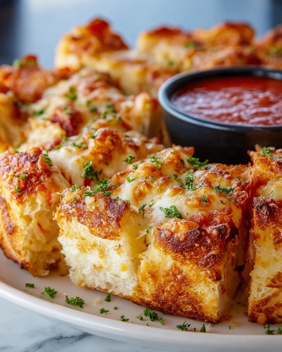 Pizza Pull-Apart Bread Recipe - Recipe Image