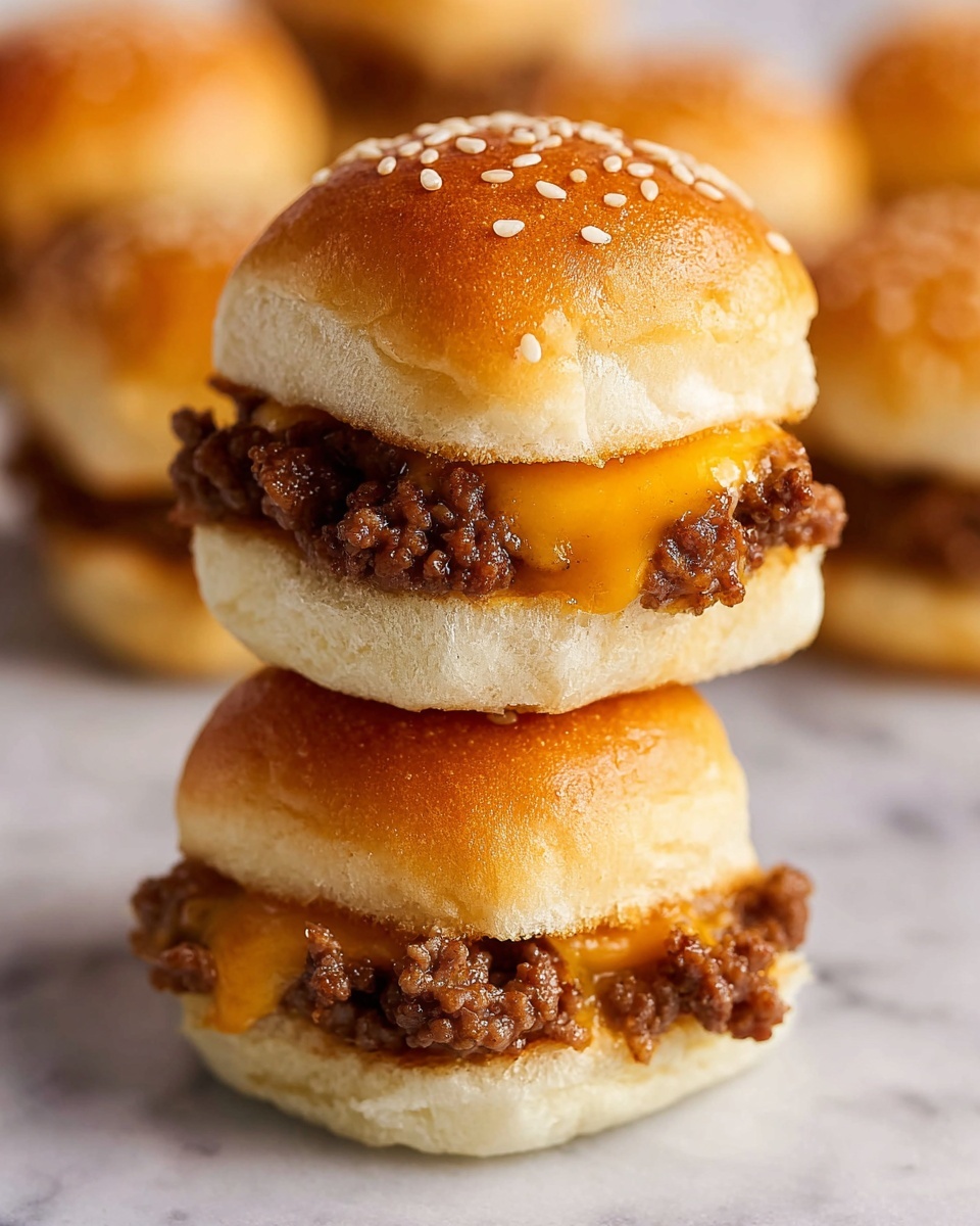 Cheeseburger Sliders Recipe - Recipe Image