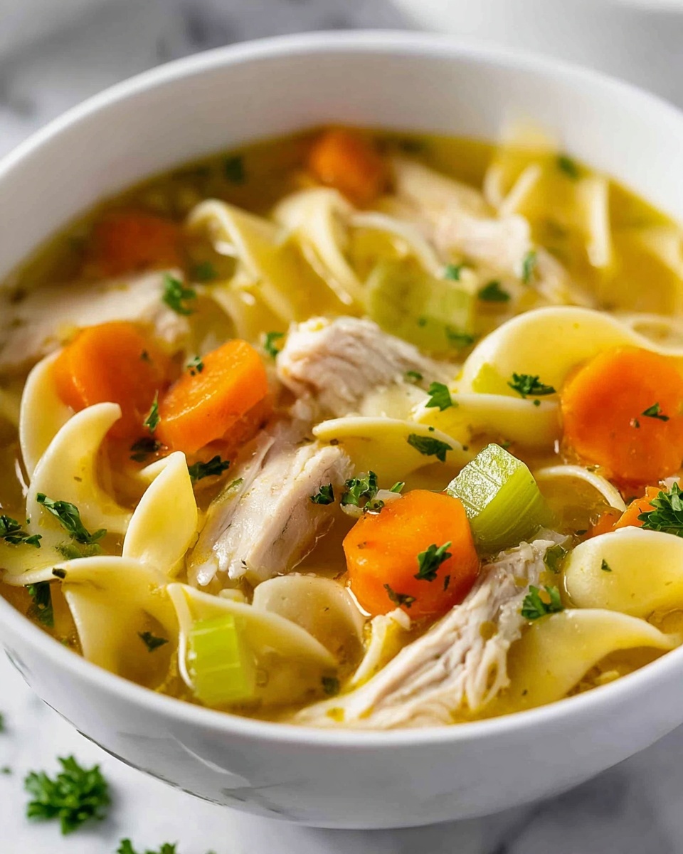 Comforting Chicken Noodle Soup Recipe - Recipe Image