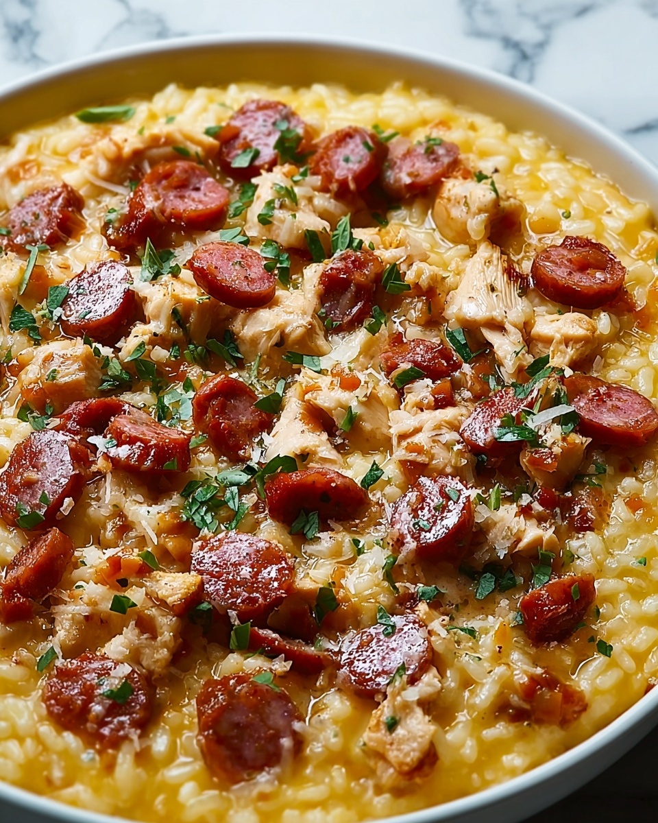 One Pot Chicken Risoni with Crispy Salami Recipe - Recipe Image