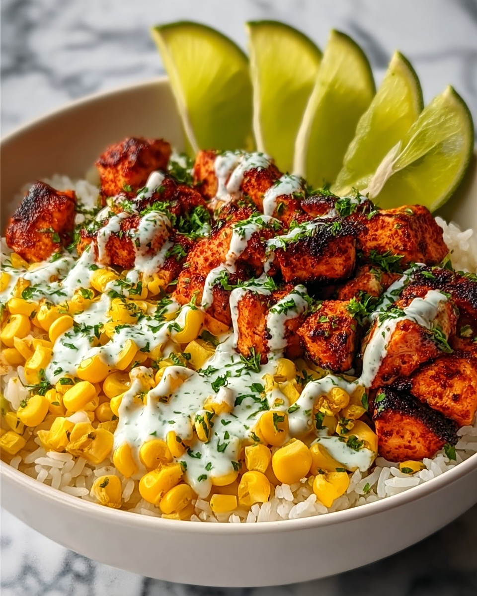 Street Corn Chicken Bowl Recipe - Recipe Image