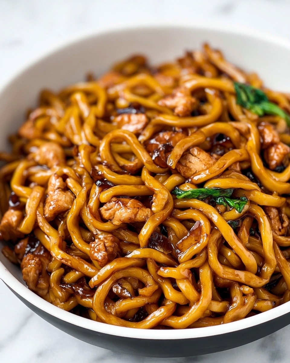 Three Cup Chicken Noodles Recipe - Recipe Image