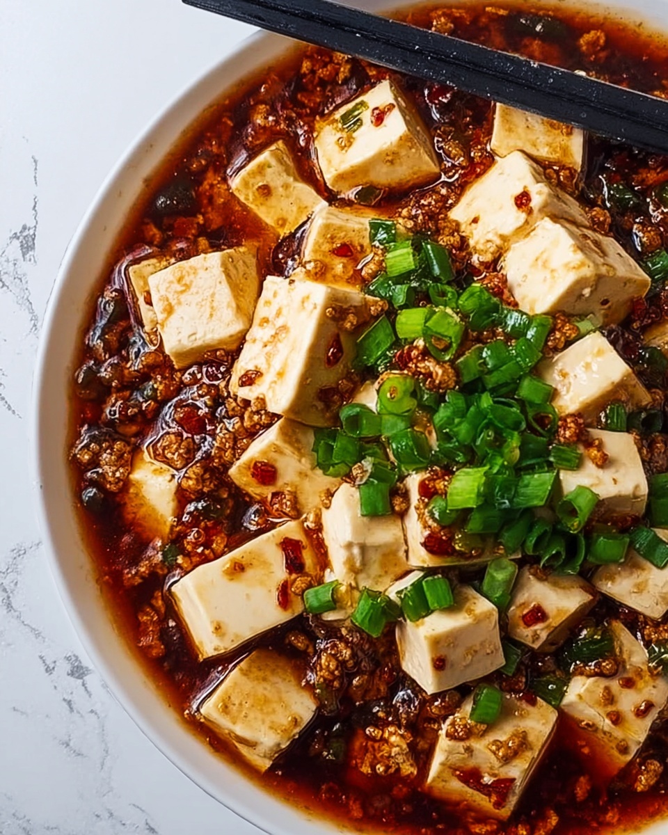 Spicy Mapo Tofu with Pork Recipe - Recipe Image
