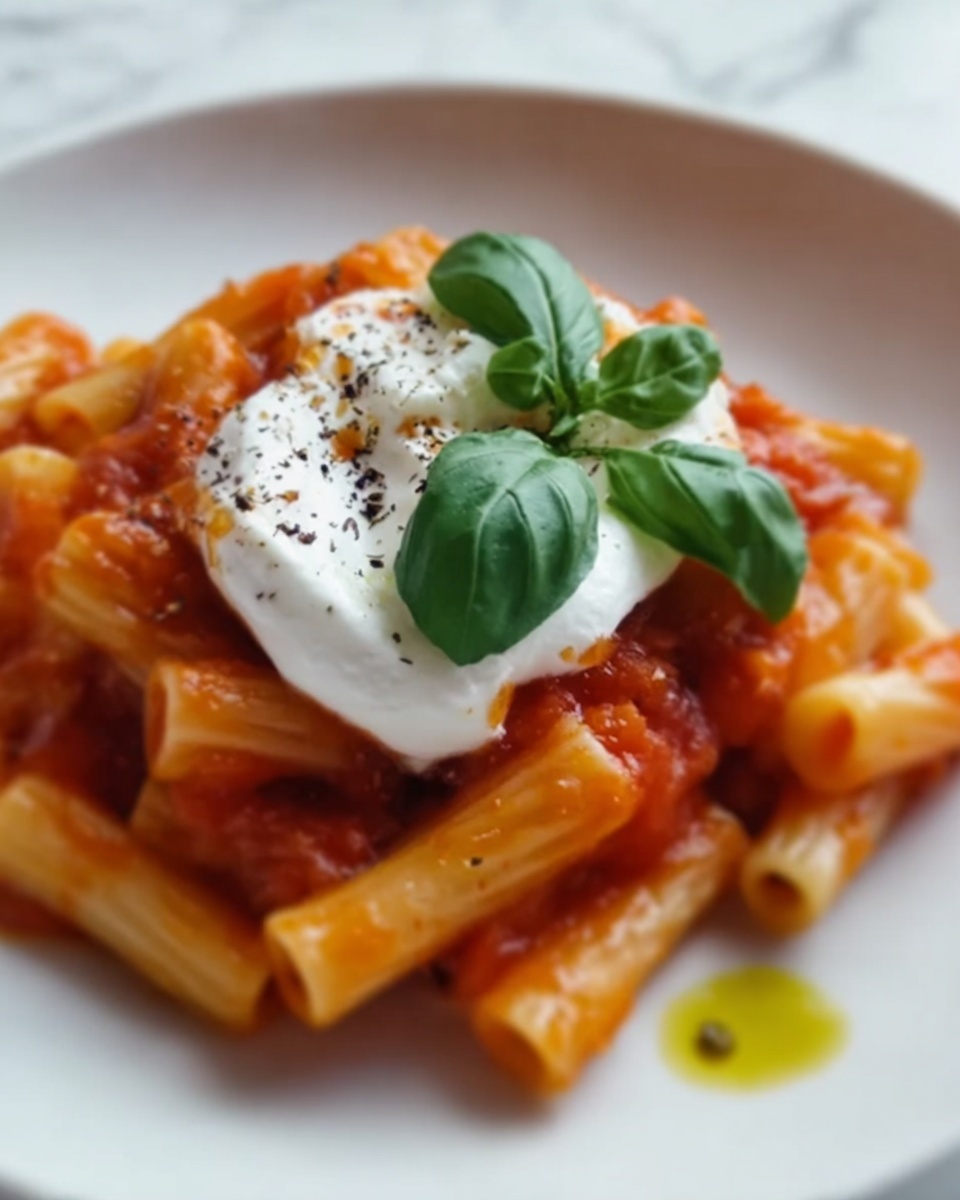 Sweet Garlic Tomato & Basil Casarecce Recipe - Recipe Image