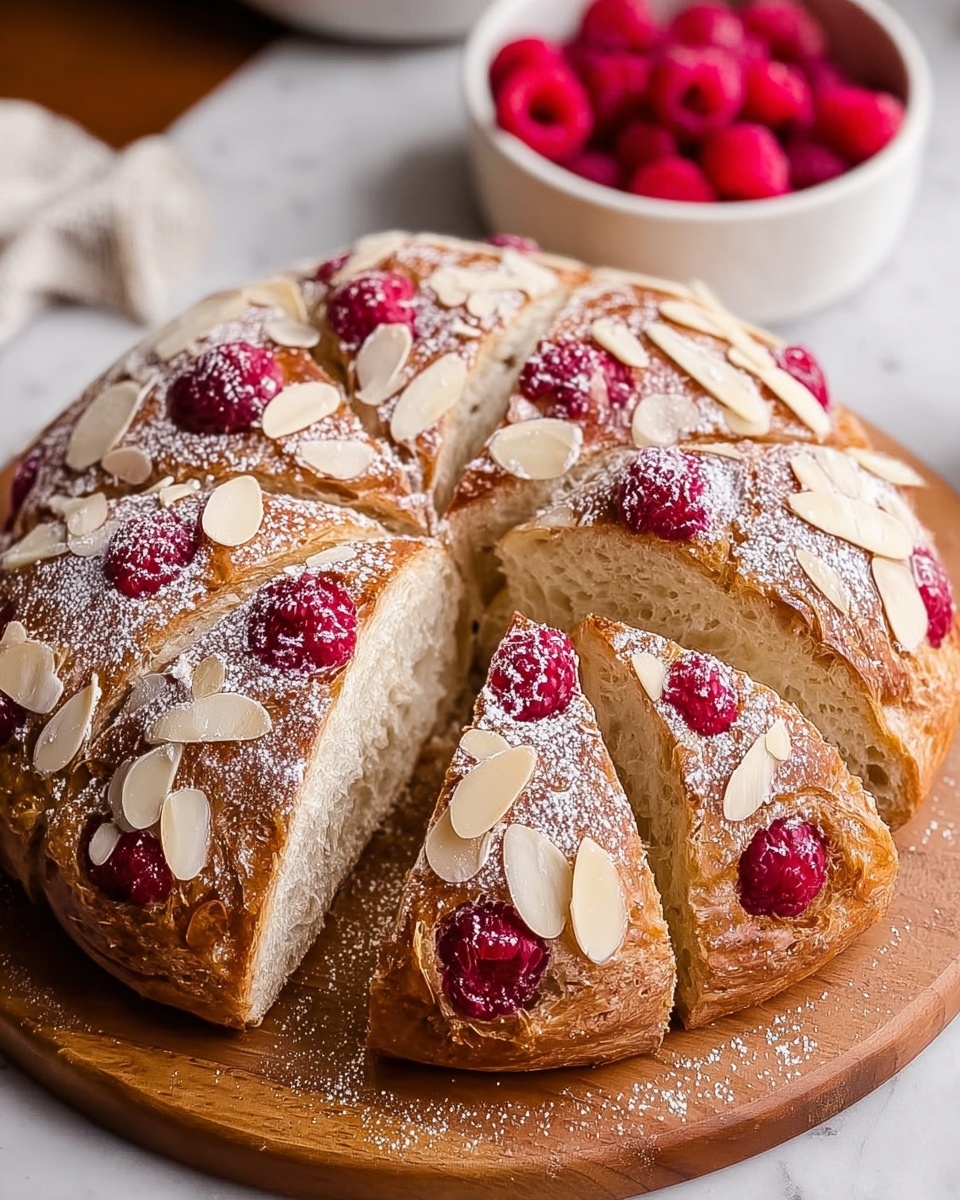 Sourdough White Chocolate and Raspberry Bread Recipe - Recipe Image
