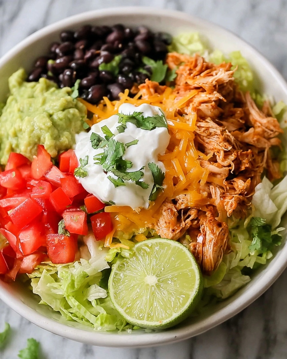 Slow Cooker Chicken Burrito Bowls Recipe - Recipe Image