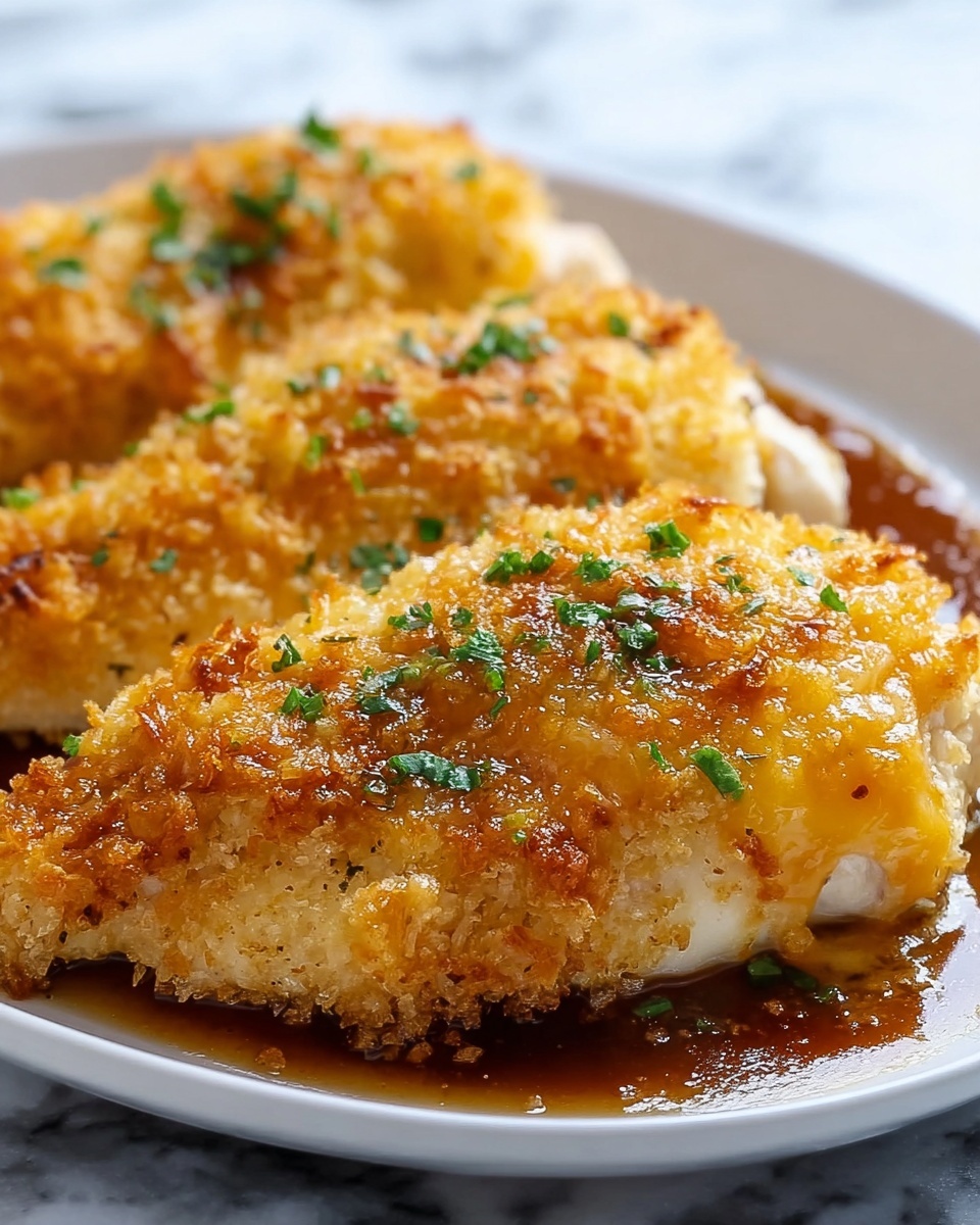 Crispy Cheddar Baked Chicken Recipe - Recipe Image