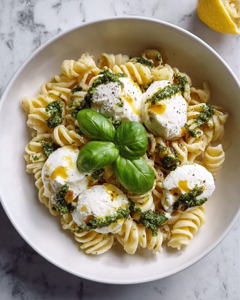 Zesty Lemon Burrata Pasta Salad Recipe