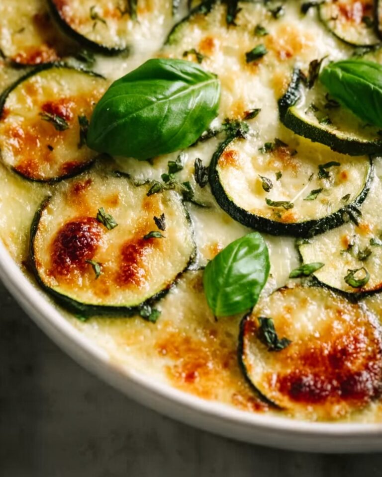 Baked Zucchini Cheese Recipe