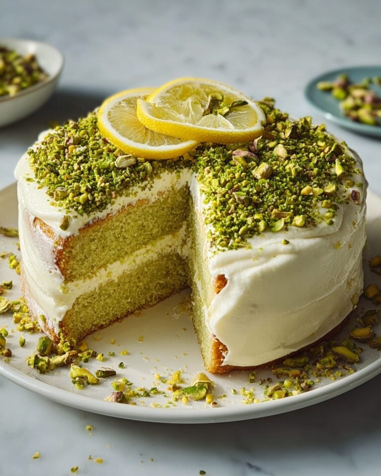 Lemon Pistachio Cake Recipe