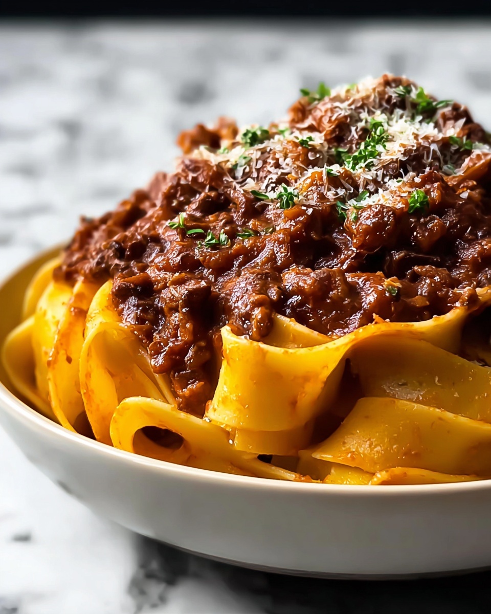 Slow Cooker Braised Short Rib Ragu with Pasta Recipe - Recipe Image