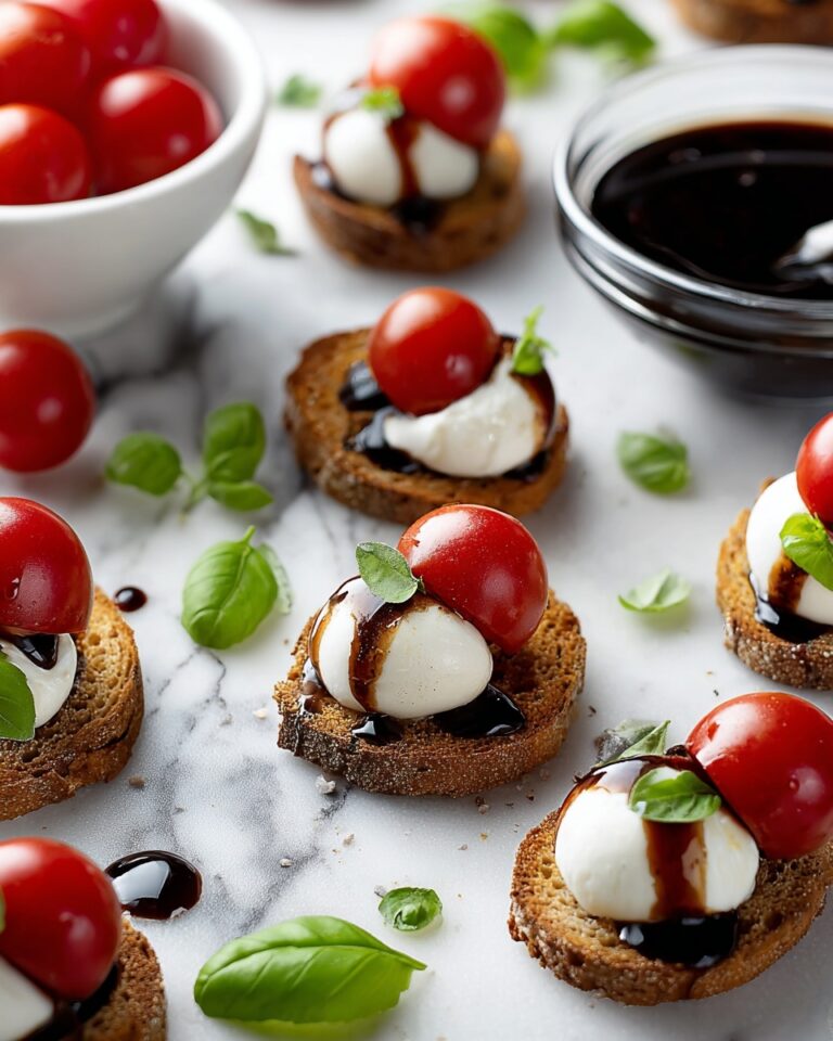 Caprese Salad Bites with Balsamic Reduction Recipe
