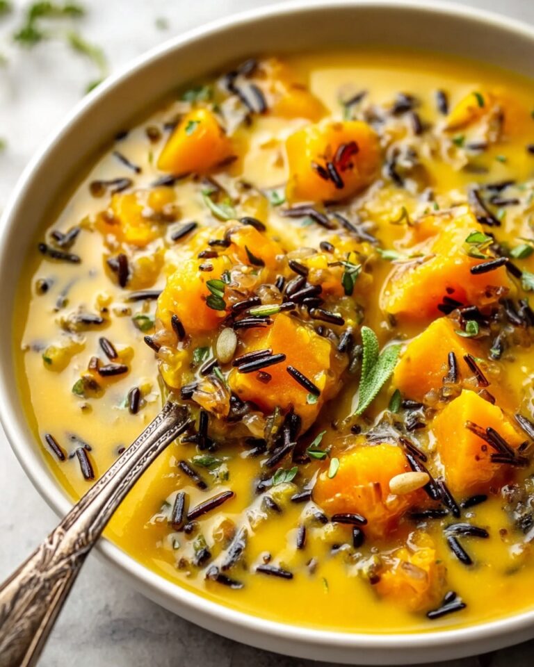 Nourishing Vegan Pumpkin Wild Rice Soup Recipe