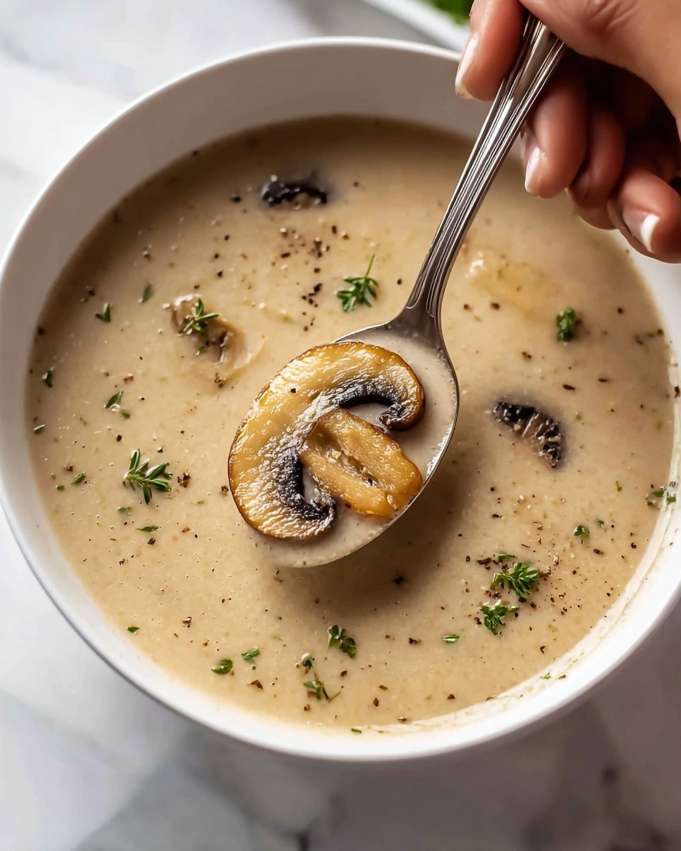Creamy Mushroom Soup Recipe - Recipe Image