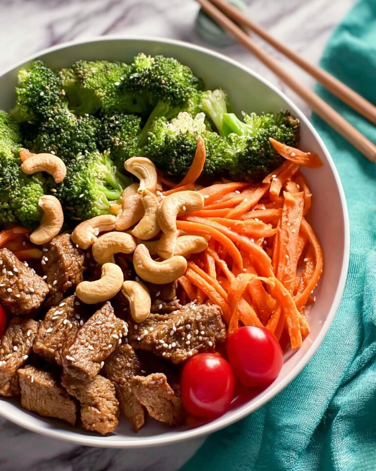 Gingery Broccoli-Fry with Cashews Recipe