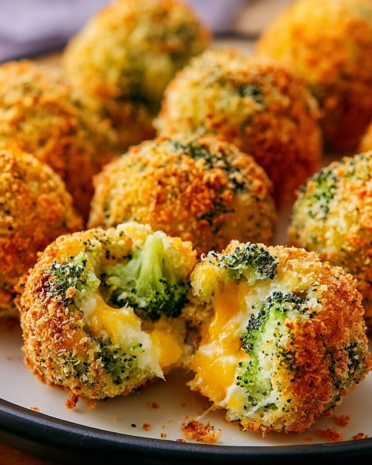 Baked Broccoli Cheese Balls Recipe