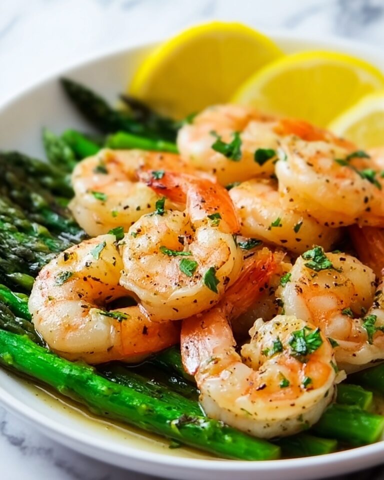 Lemon Garlic Shrimp and Asparagus Recipe