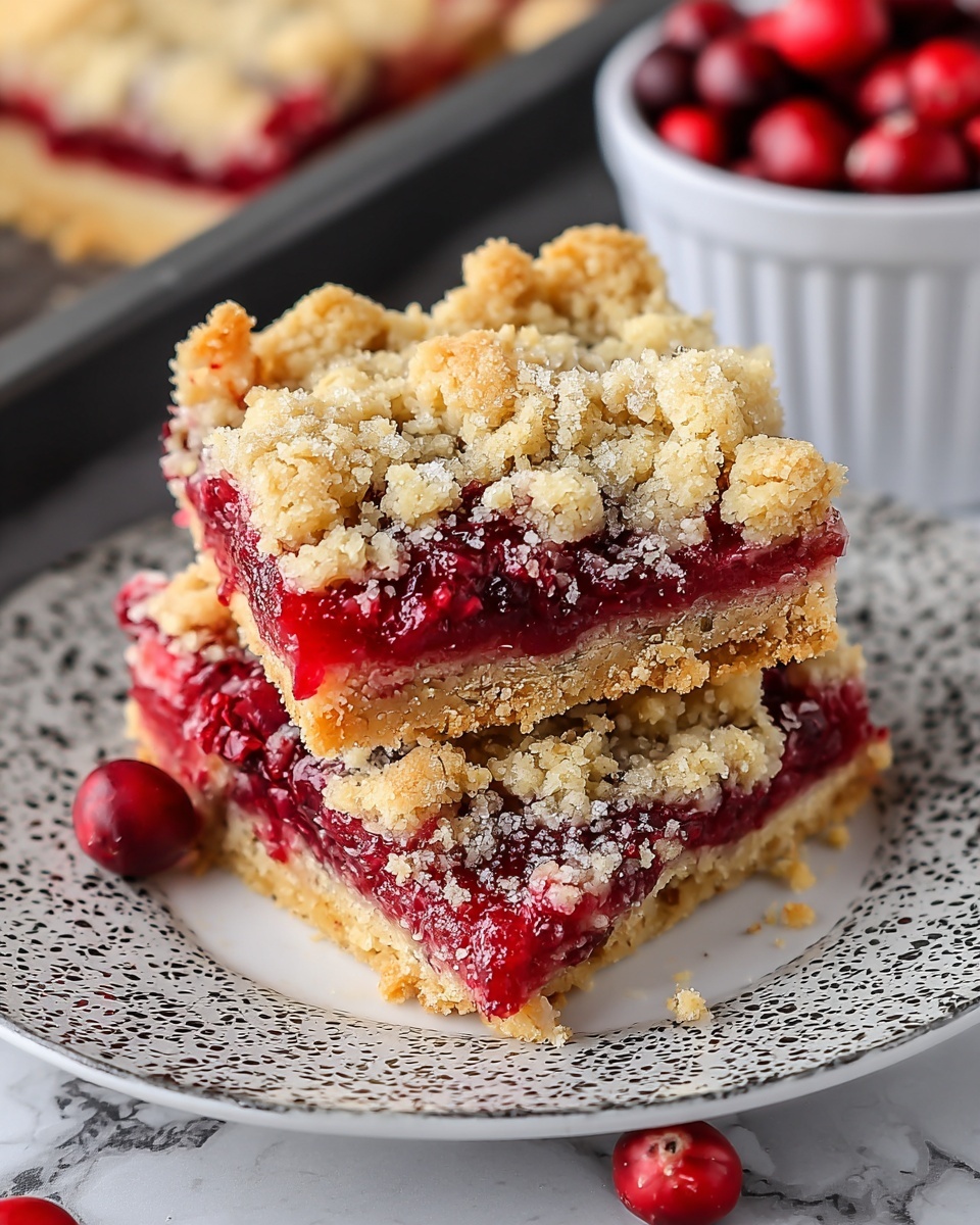 Cranberry Bars Recipe - Recipe Image