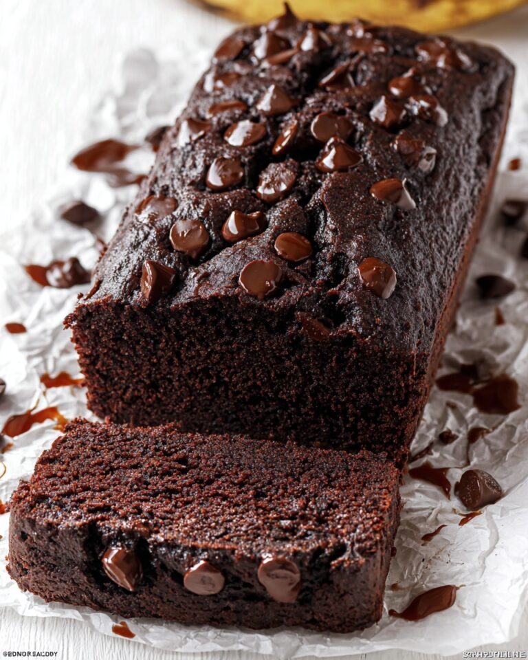Healthy Chocolate Banana Bread Recipe