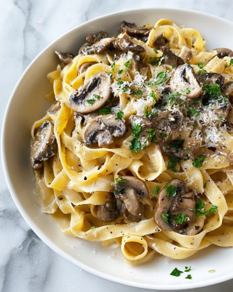 Garlic Mushroom Pasta Recipe