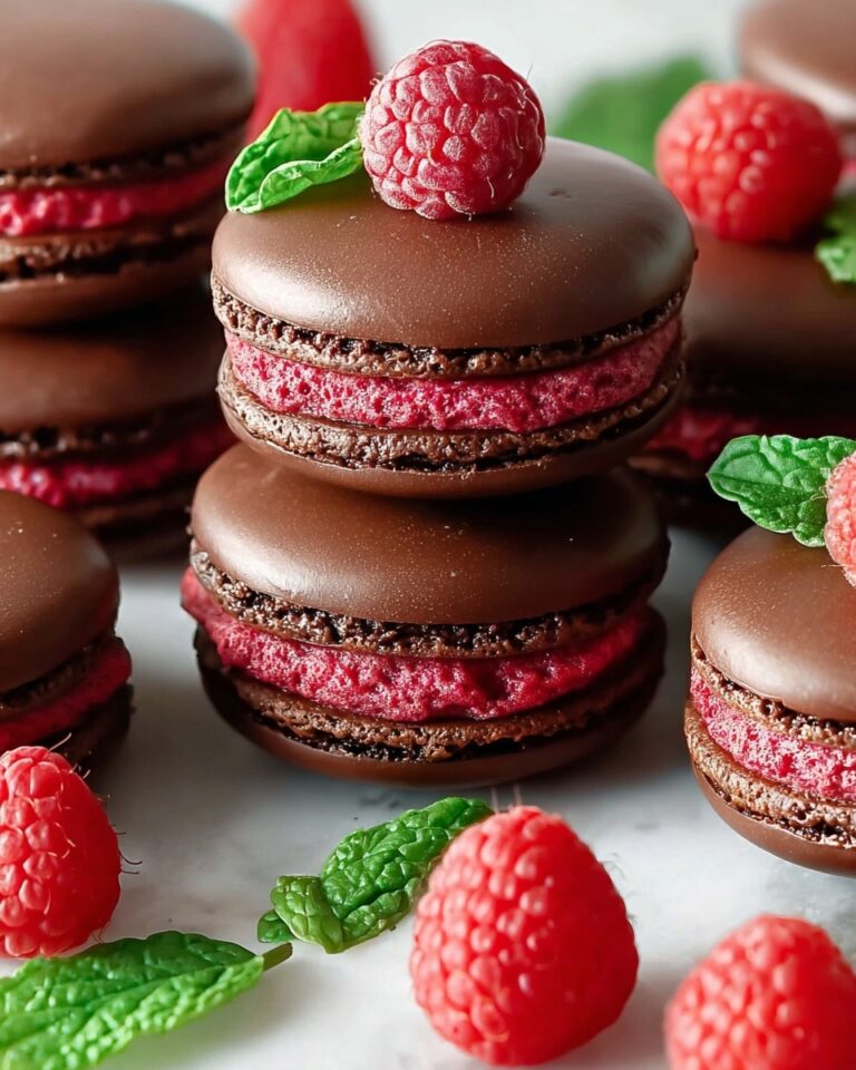 Dark Chocolate Raspberry Macarons: A Decadent Treat for Every Occasion Recipe