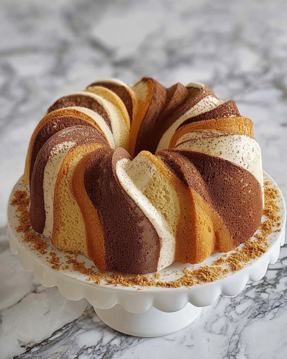 Marble Bundt Cake Recipe - Recipe Image