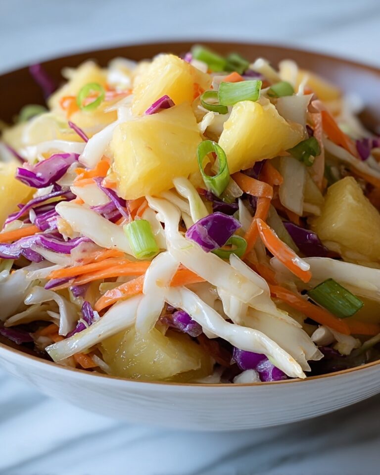 No-Mayo Hawaiian Pineapple Coleslaw Recipe