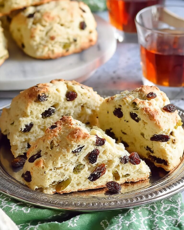 Irish Soda Bread Scones with Raisins and Orange Zest Recipe