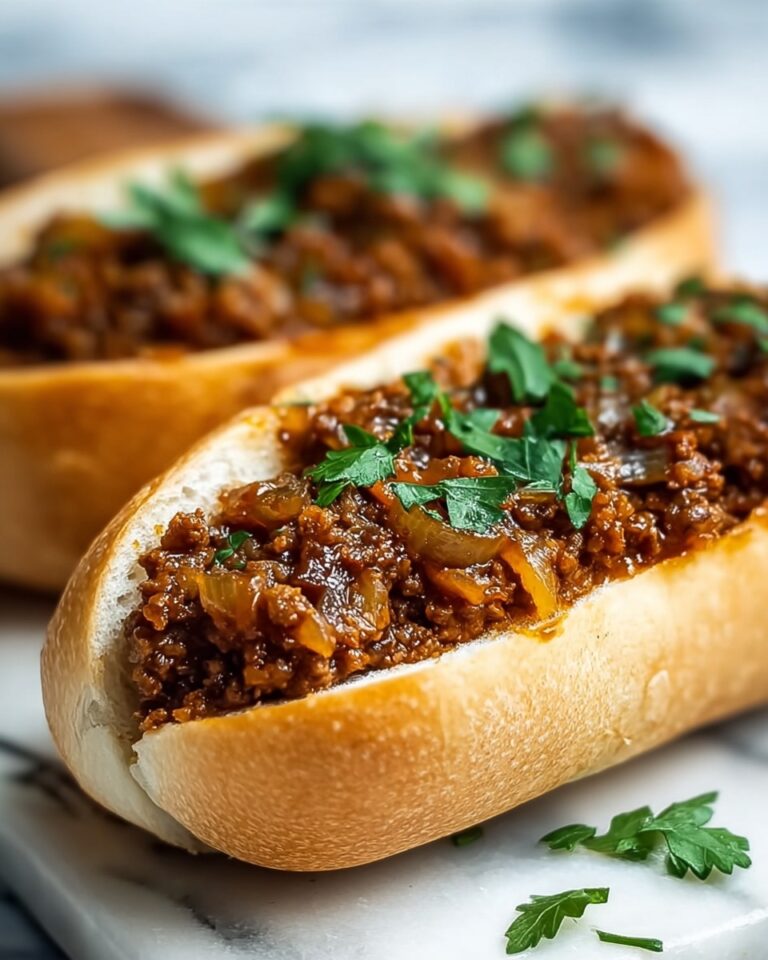 Italian Garlic Bread Sloppy Joes Recipe