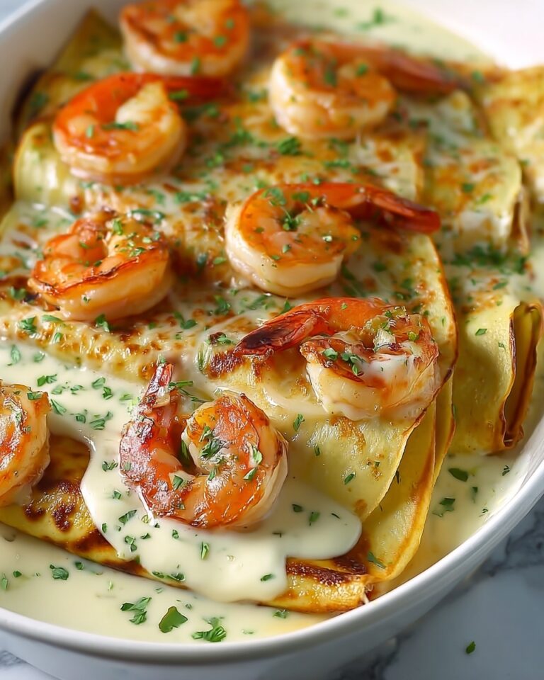 Roasted Shrimp Enchiladas with Jalapeño Cream Sauce Recipe