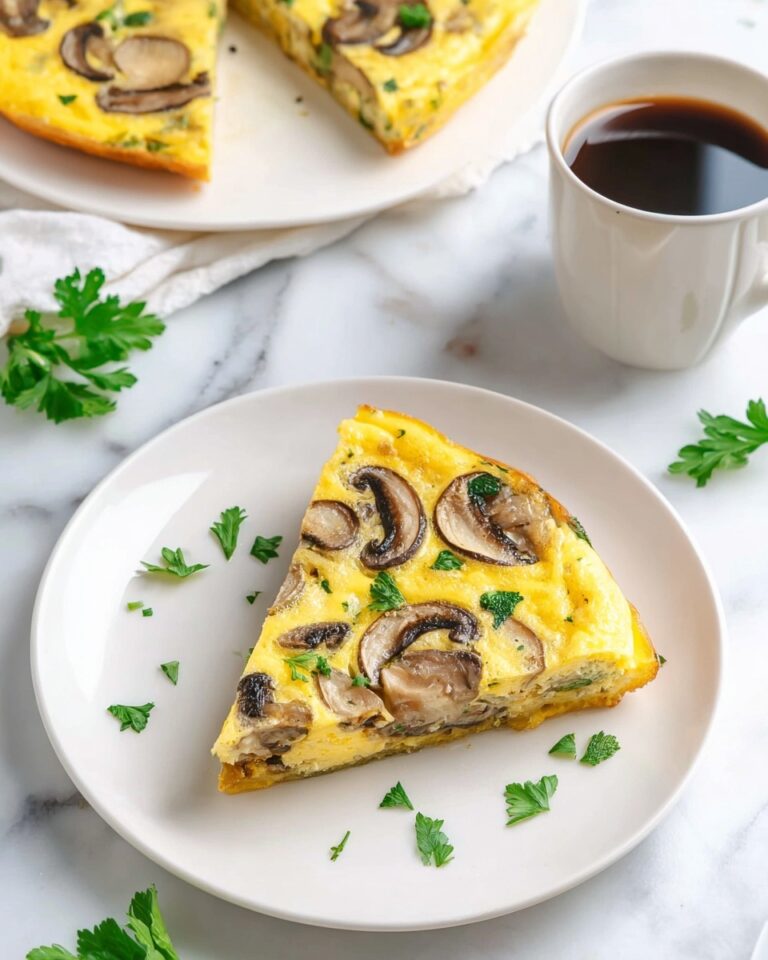 Spinach and Mushroom Frittata with Roasted Tomatoes Recipe