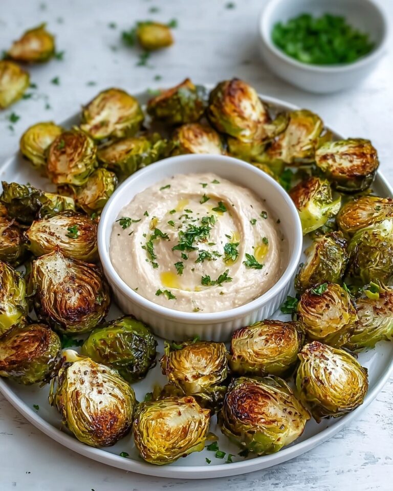 Crispy Brussels Sprouts With Dijon Aioli Recipe