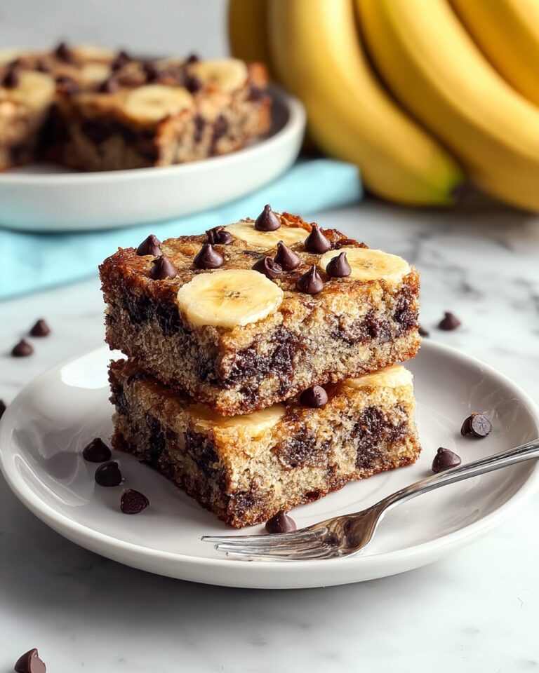 Vegan Banana Chocolate Chip Snack Cake Recipe