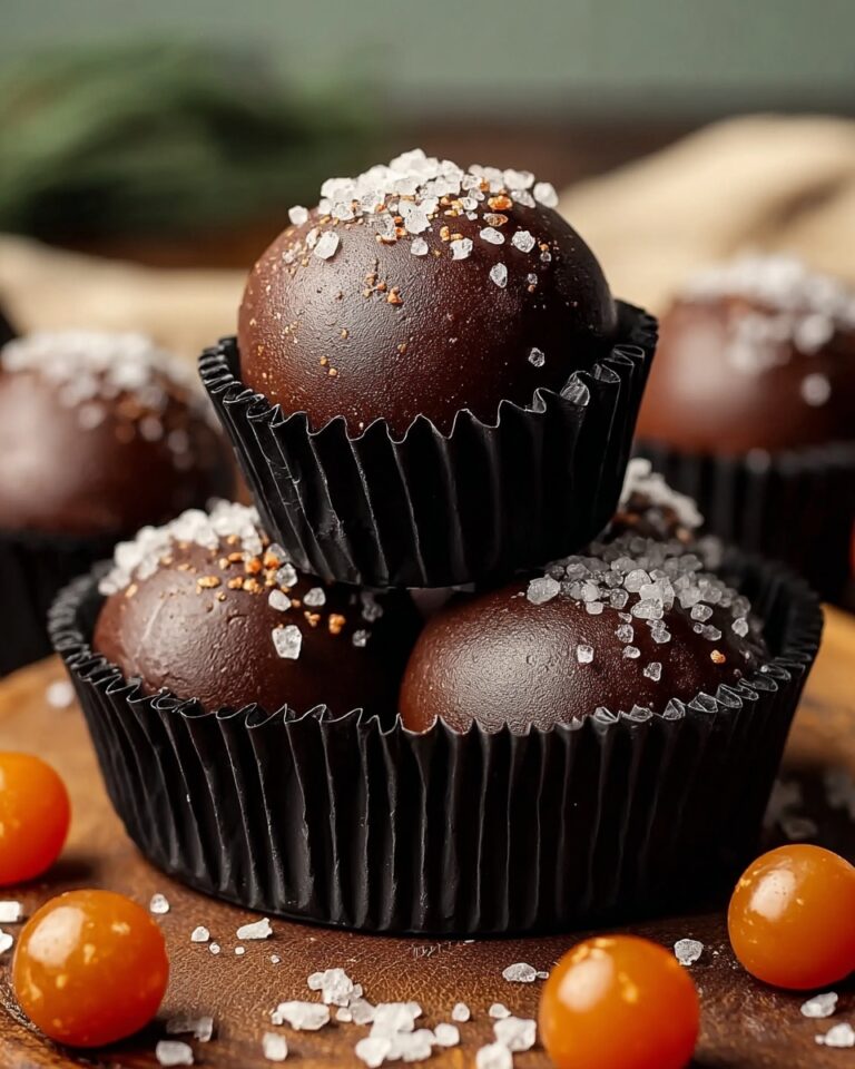 Salted Caramel White Chocolate Fudge Truffles Recipe