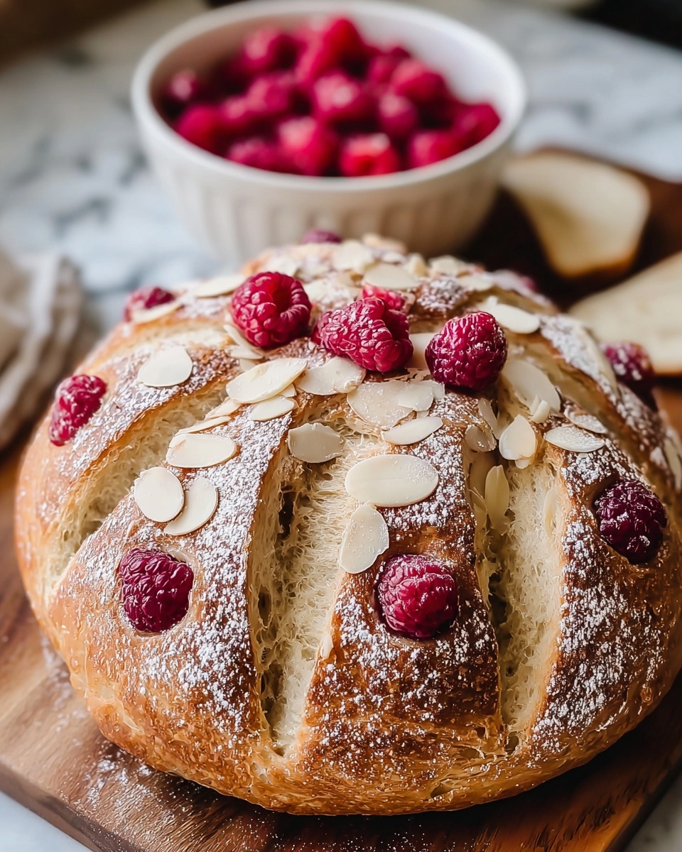 Sourdough White Chocolate and Raspberry Bread Recipe - Recipe Image