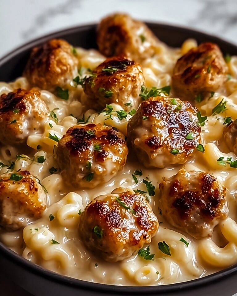 Garlic Butter Chicken Bites with Creamy Pasta Recipe