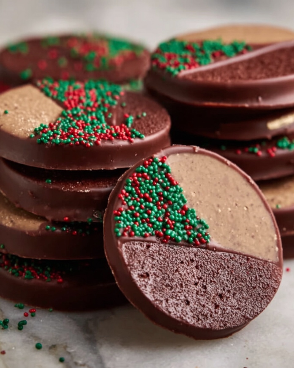 Chocolate Shortbread Cookies Recipe - Recipe Image