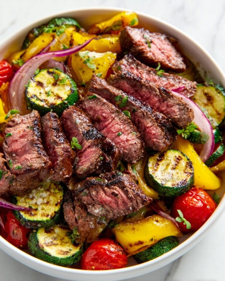Sizzling Steak with Roasted Veggies Recipe