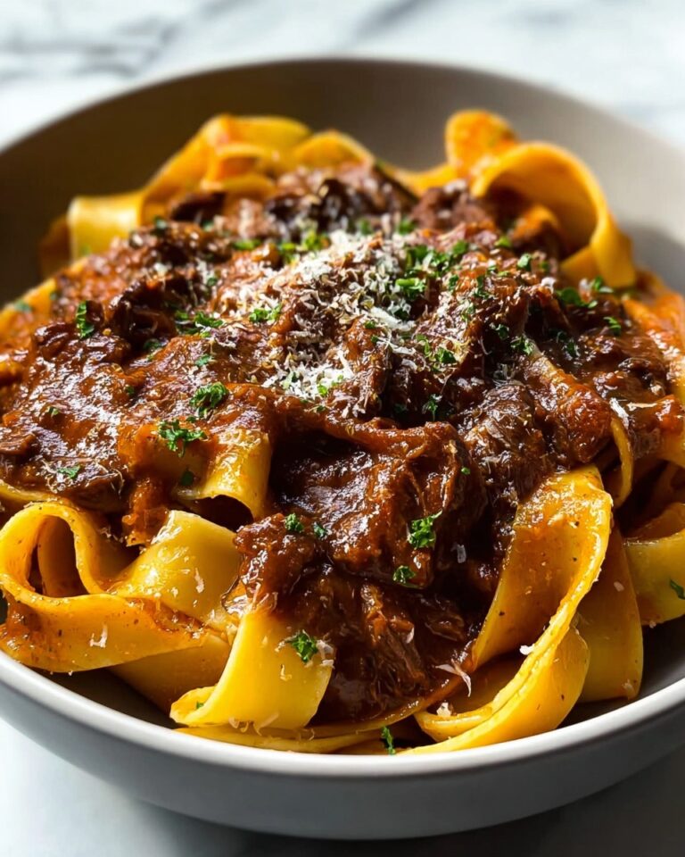 Slow Cooker Braised Short Rib Ragu with Pasta Recipe
