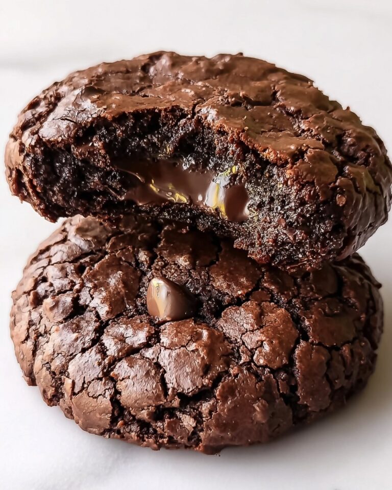 Dark Chocolate Espresso Brownie Cookies Recipe